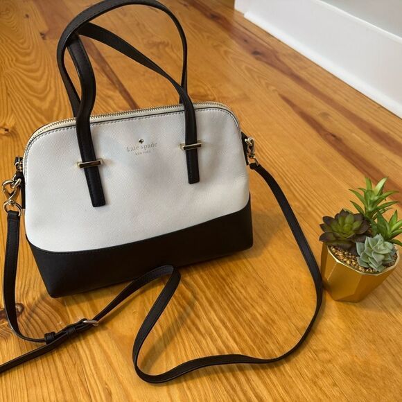 Kate Spade Cedar Street Maise Colorblock Crossbody Leather Bag Purse Satchel - Picture 1 of 16